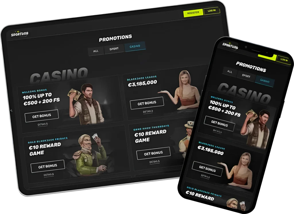 Sportuna Casino: προσφορές καζίνο, μπόνους καλωσορίσματος και δωρεάν περιστροφές
